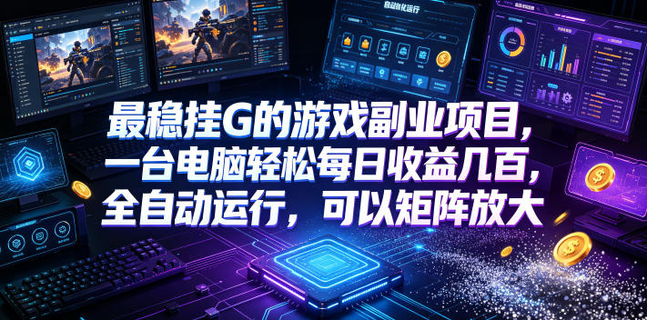 AI游戏全自动挂机项目，单号日入100左右，可矩阵放大！-抖音新作品监控助手
