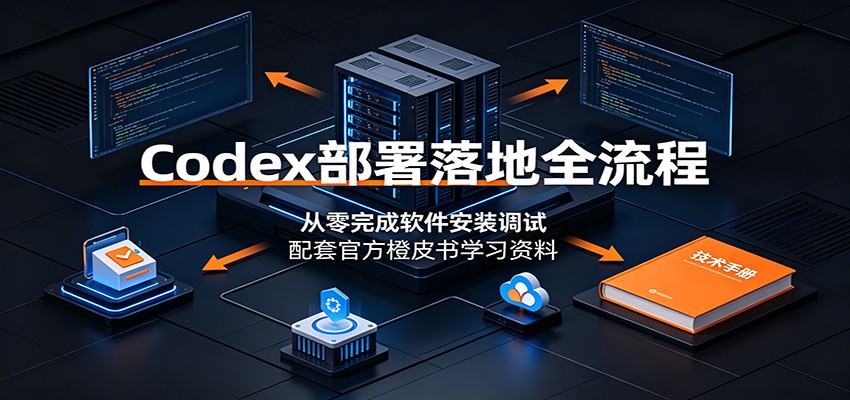 Codex部署落地全流程：从零完成软件安装调试，配套官方橙皮书学习资料-抖音新作品监控助手