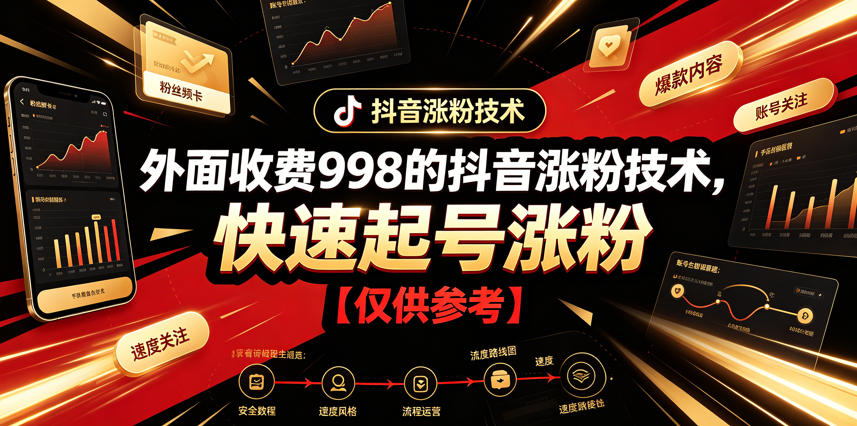 外面收费998的抖音涨粉技术，快速起号涨粉【仅供参考】-抖音新作品监控助手