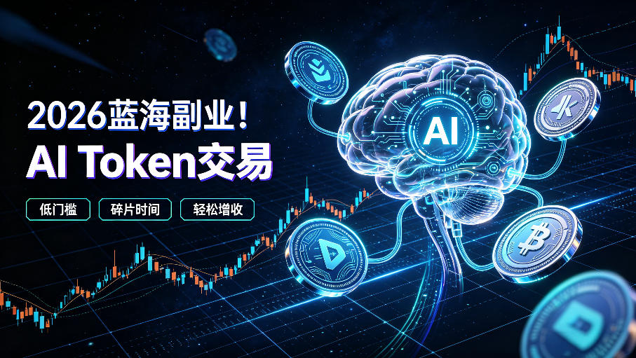 2026全新风口副业｜AI智能Token交易，空闲时间轻松 賺 收益，无需全天盯盘【揭秘】-抖音新作品监控助手
