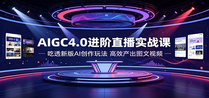 AIGC4.0进阶直播实战课：吃透新版AI创作玩法，高效产出图文视频-抖音新作品监控助手