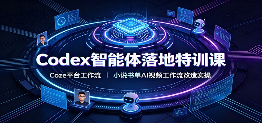Codex智能体落地特训课：Coze平台工作流，小说书单AI视频工作流改造实操-抖音新作品监控助手