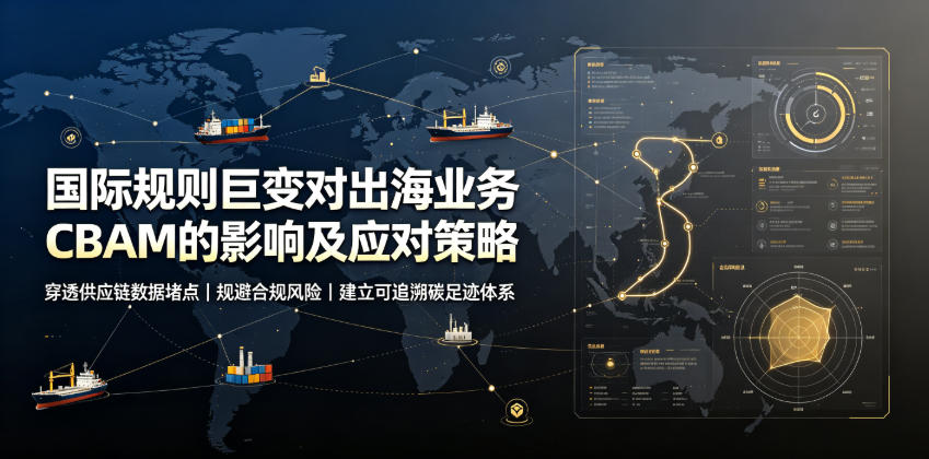 国际规则巨变对出海业务CBAM的影响及应对策略，帮助企业穿透供应链数据堵点，规避合规风险-抖音新作品监控助手