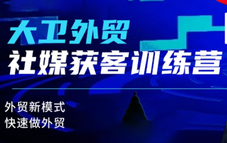 大卫老师·外贸社媒获客独家训练营(更新6月)-抖音新作品监控助手